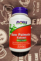 Now Foods Saw palmetto extract екстракт пальми сереної з олією з насіння гарбуза та цинком со пальмето 90 капс