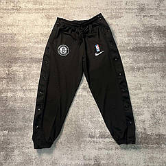 Спортивні штани чоловічі Бруклін Нетс тренувальні баскетбольні розминкові на кнопках