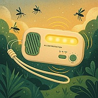 Портативный отпугиватель комаров репеллент с USB питанием фумигатор аккумуляторный защита для кемпинга