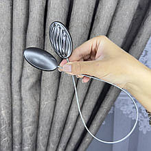 Магніт-підхват для тюля, штор Шишка графіт