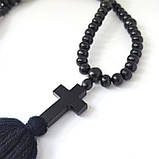 Молитовні чотки з дерева, 100 зерен, фото 2