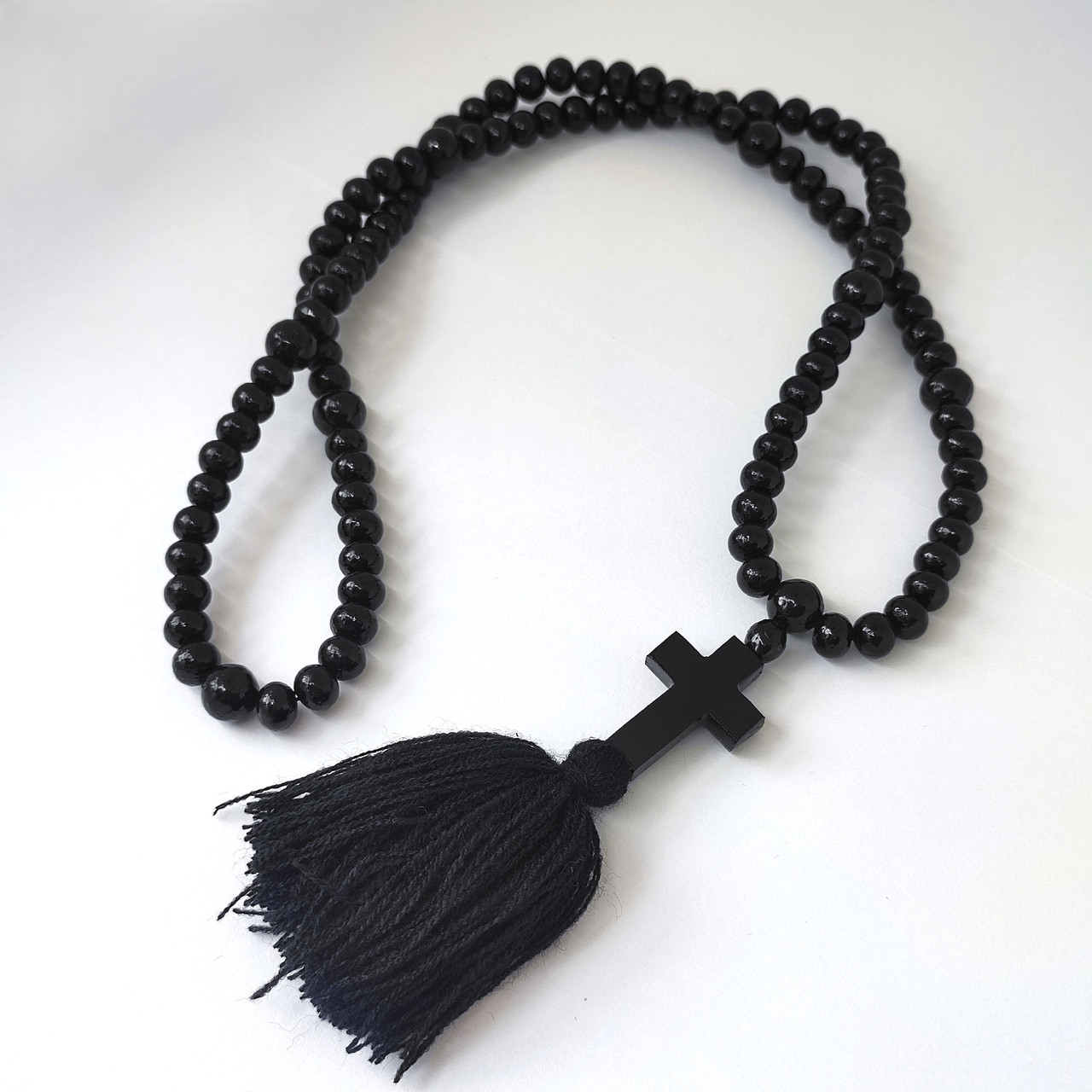 Молитовні чотки з дерева, 100 зерен, фото 1