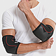 Компресійний наколінник налокітник для підтримки суглобів L Чорний, фото 4