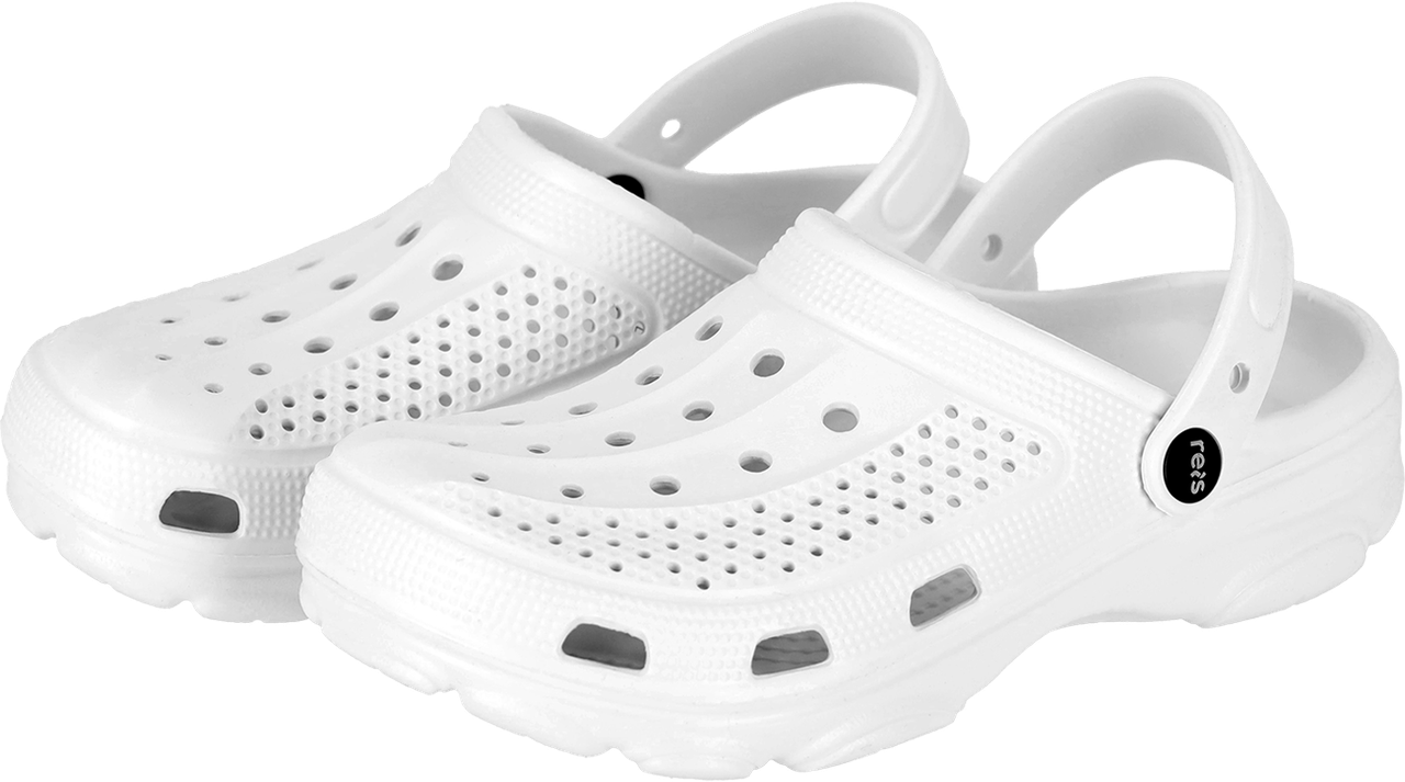 Крокси білий унісекс із EVA REIS Польща BCTRACE W, фото 1