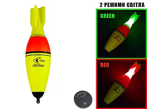 Світлодіодний поплавець на толстолоба РАКЕТА 100 г