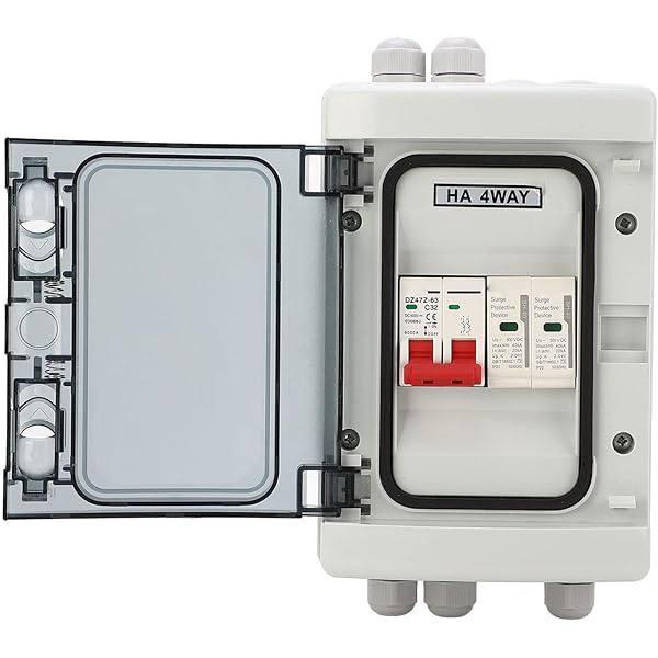 Щит захисний DC500V 32A, автоматичний, водонепроникний IP65, фото 1