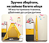 Дитячий намет вігвам 90x80x80 см KRO-110 Yellow жовтий, фото 4