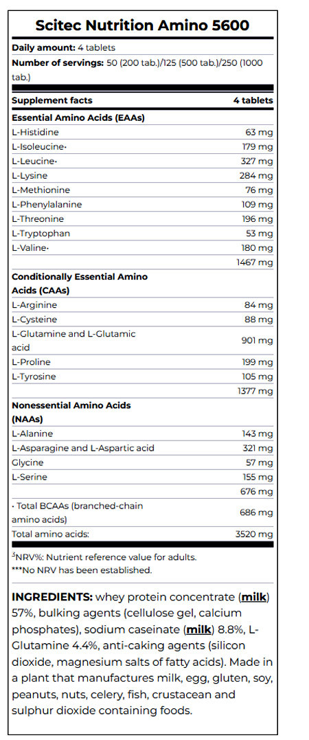 Scitec Nutrition Amino 5600