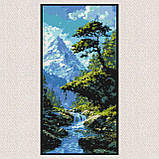 Алмазна мозаїка/вишивка Карпатський пейзаж 40*80 см Орігамі OD 5157, фото 5