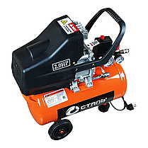 Компресор повітряний (масляний) Сталь КСТ-24 ресивер 24л масляні компресори 190 л/хв, фото 4