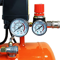 Компресор повітряний (масляний) Сталь КСТ-24 ресивер 24л масляні компресори 190 л/хв, фото 5