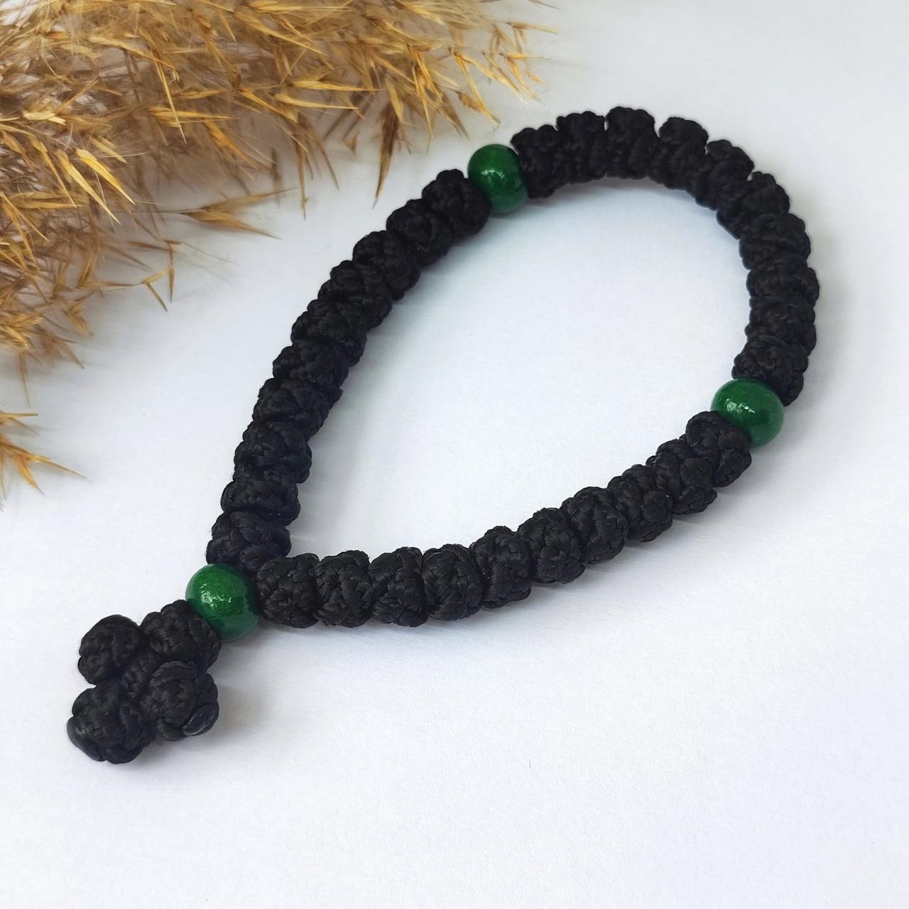 Молитовні чотки з міцного сутажу – 30 вузлів, фото 1