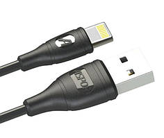 Кабель для iPhone Aspor AC-02 USB - Lightning 2.1А 1.2 метра Black (3642)