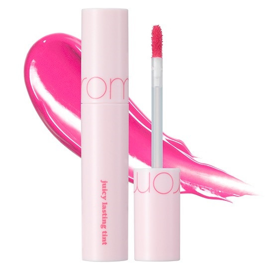 Глянцевий тінт для губ Rom&Nd Juicy Lasting Tint #26 Very Bery Pink 5.5 г, фото 1