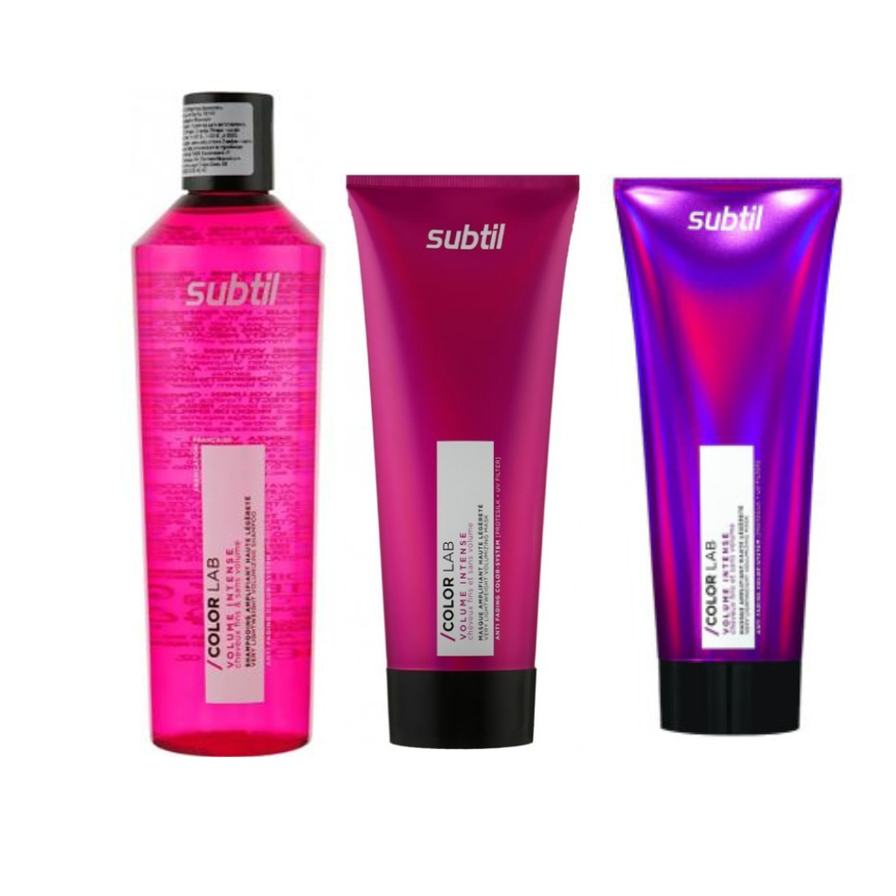 Набір для волосся Subtil Volume Intense Shampoo 300 мл + Mask 200 мл + Thermal Defense Cream 75 мл