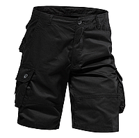 Чоловічі літні карго-шорти "ABC", Чорний