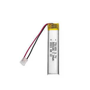 Акумулятор універсальний, 3.7V 500 mAh, 7.5 x 13 x 55 мм., фото 1