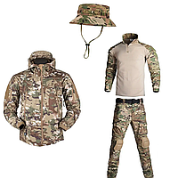 Комплект тактичного одягу "CamoX" HAN WILD G2 Multicam убакс, куртка, штани, панама