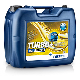 Олива моторна синтетична NESTE Turbo+ NEX10W30 (API CK-4,CJ-4; ACEA E9, Е11; MAN M3775; VDS4.5) 20 л