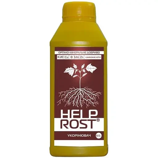 Органо-мінеральне добриво Жива Земля Укорінювач Help Rost 500 мл, фото 1