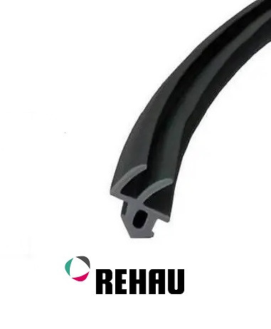 Ущільнювальна гума притвору стулки REHAU Рехау EPDM чорна (ОРИГІНАЛ)