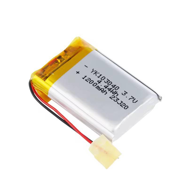 Акумулятор універсальний, 3.7V 1200 mAh, 10 x 30 x 40 мм.