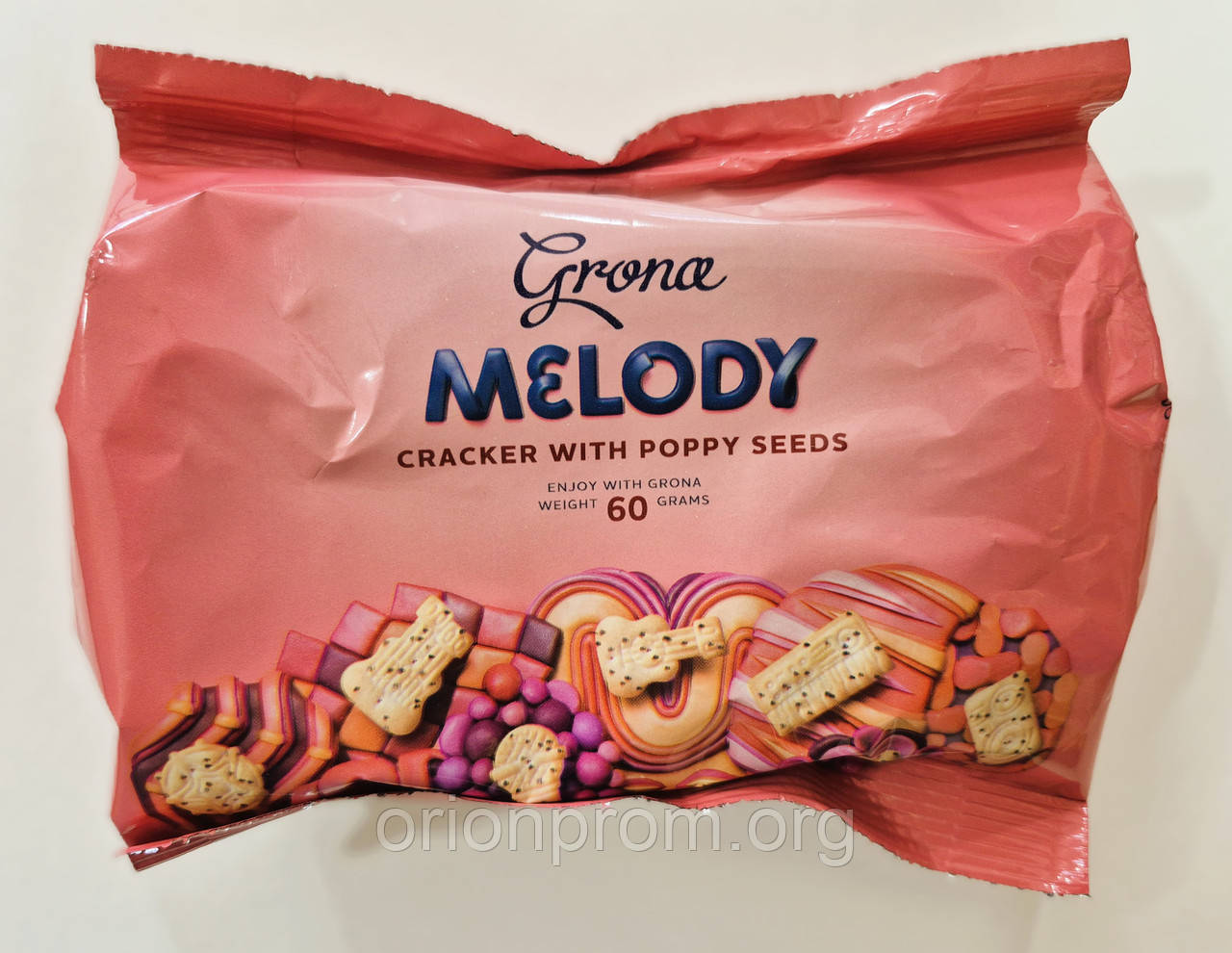 Крекер Grona Мелодія з маком 60 г, фото 1