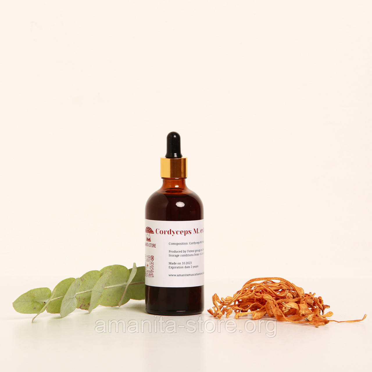 Настойка кордицепса военного (Cordyceps militaris) - фото 1 - id-p2681389720