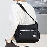 Сумка чоловіча через плече чорна (20255359), фото 3