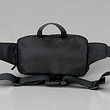Сумка чоловіча поясна чорна невелика (20276611), фото 2