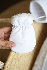 Зимовий дитячий теплий комбінезон для новонародженого з шапочкою 0-6 міс комбінезон-мішечок на виписку, фото 2