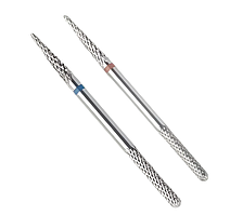 Фреза насадка для манікюру твердосплав двосторонній червона 1 шт.