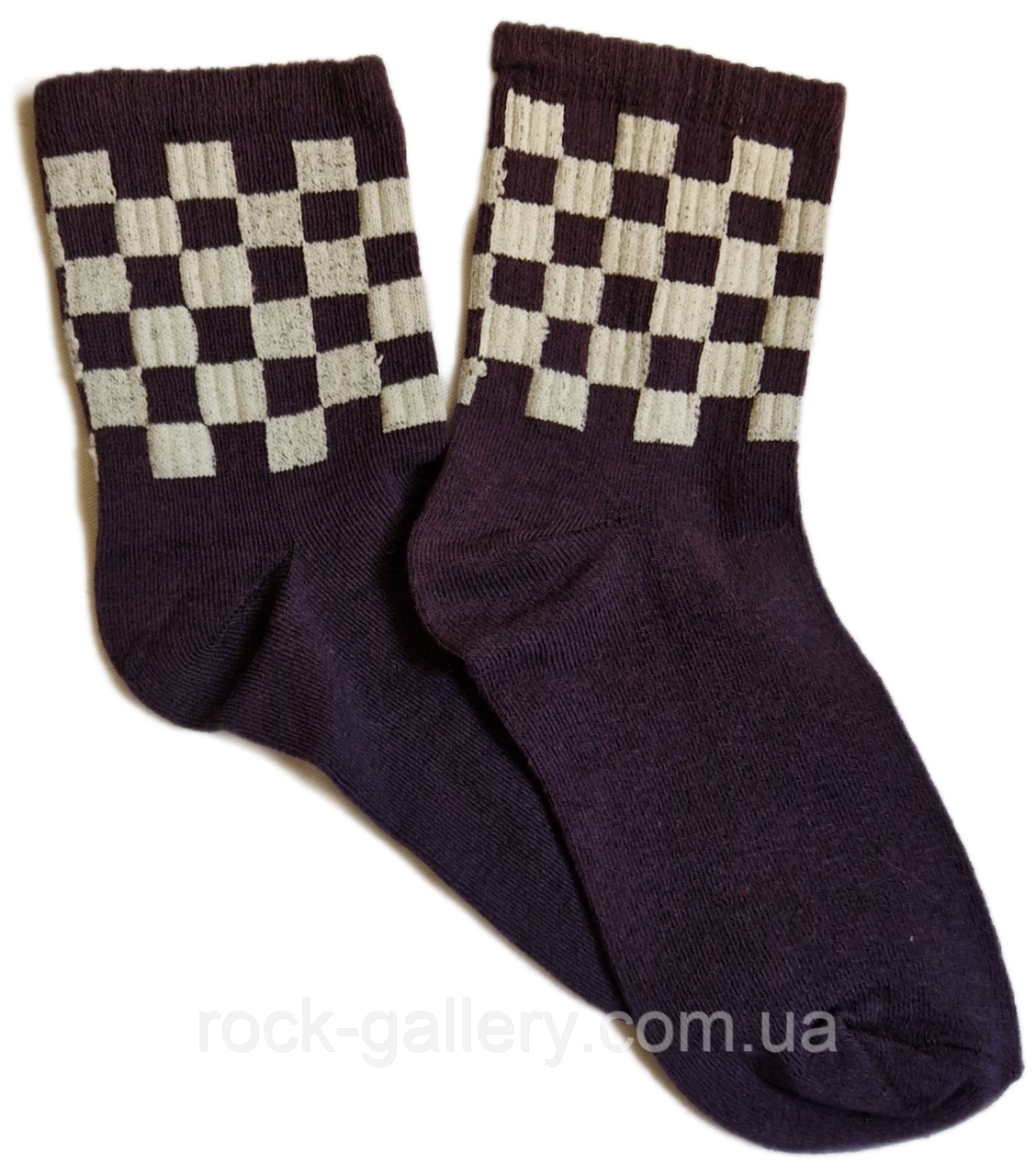 Шкарпетки в клетинку, фото 1