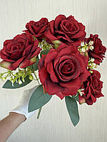 Штучні троянди . Букет штучних троянд ( 41 см , червона ), фото 6
