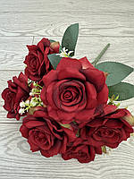 Штучні троянди . Букет штучних троянд ( 41 см , червона ), фото 5