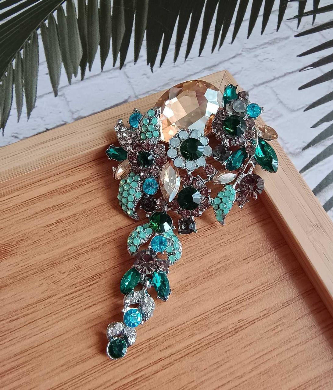 Брошка Королева Квітів Лісова Грація BRS084, фото 1