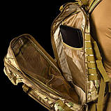 Тактичний місткий рюкзак Brandit 45л Мультикам, фото 5