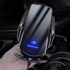 Автомобільний сенсорний тримач для телефона Smart Sensor Q5, чорний, фото 5