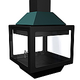 Центральний камін дров'яний Traforart Ariadna Central, фото 4