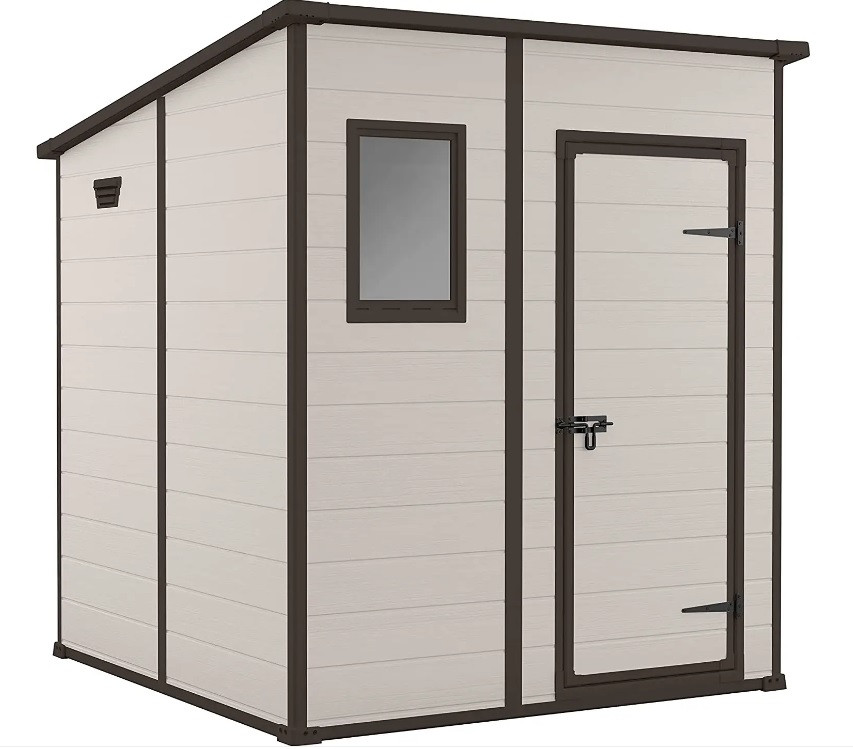 Садовий будиночок пластиковий MANOR PENT 6x6