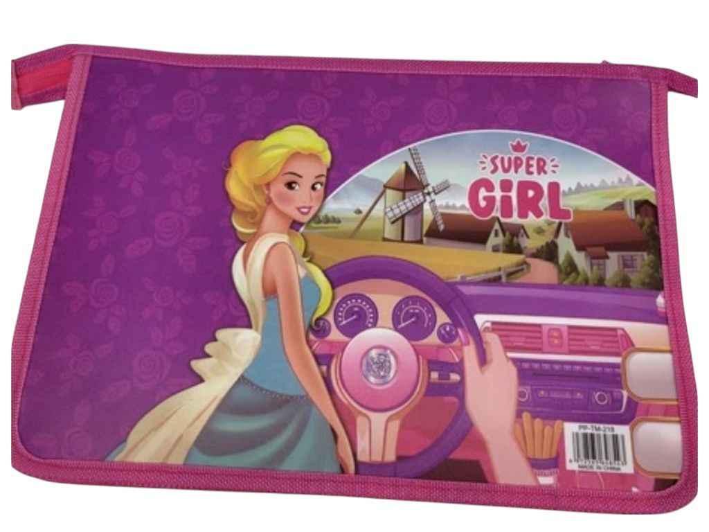 Папка на блискавці А4 34,5*23,4см ПВХ 218 ТМ PRC BP, фото 1