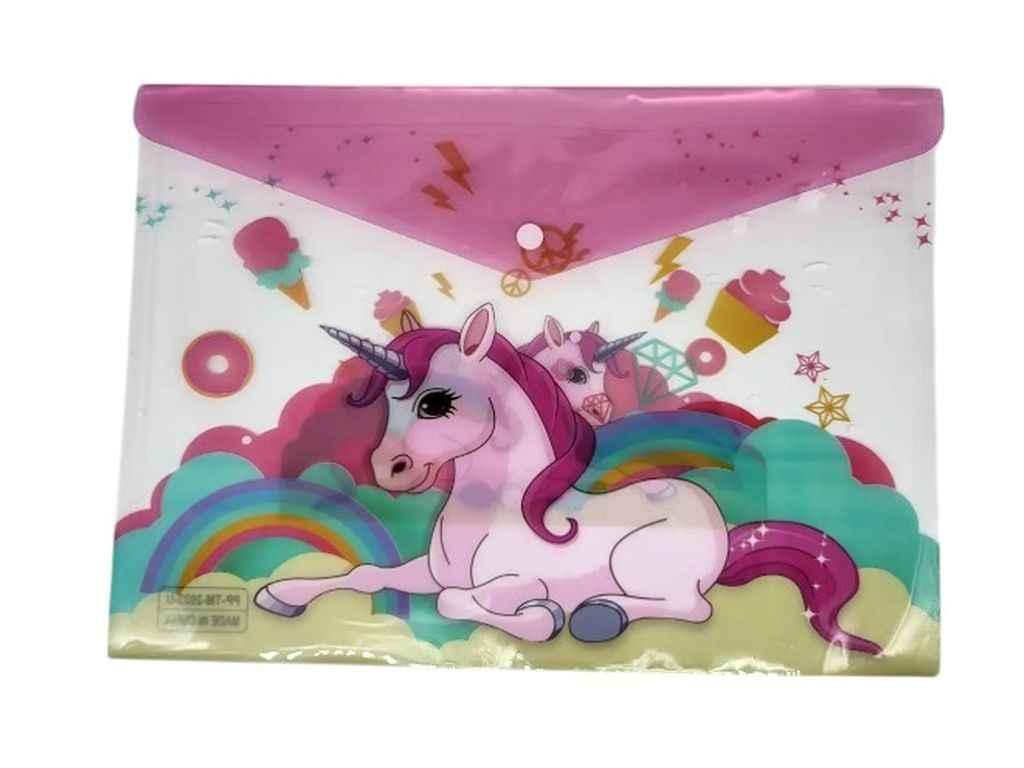 Папка-конверт А4 ПВХ 26*36см на кнопці 2023-U ТМ PRC BP, фото 1