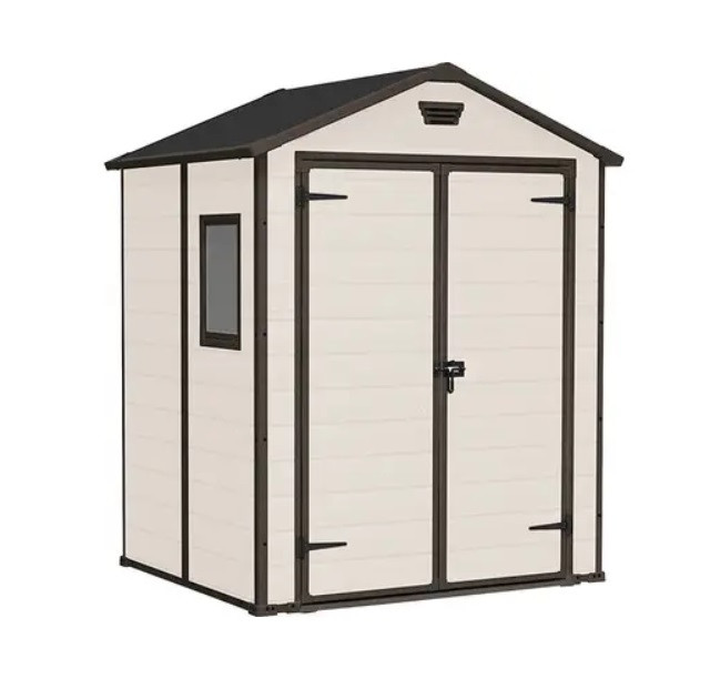 Садовий пластиковий будиночок Keter Manor 6x5 DD (185см х 152см)