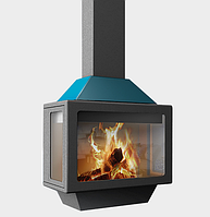 Пристінний підвісний камін Traforart Ariadna Frontal