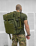 Тактичний місткий рюкзак Brandit 45л олива, фото 2