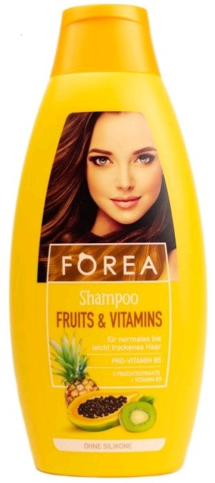 Шампунь для волосся Forea Fruits & Vitamins c провітаміном В5 500 мл, фото 1