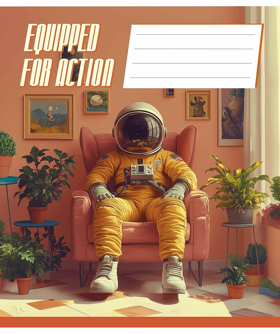 Зошит 36арк. кліт. Школярик "Equipped for16" ВД-лак No036-3519K(20)(120), фото 1