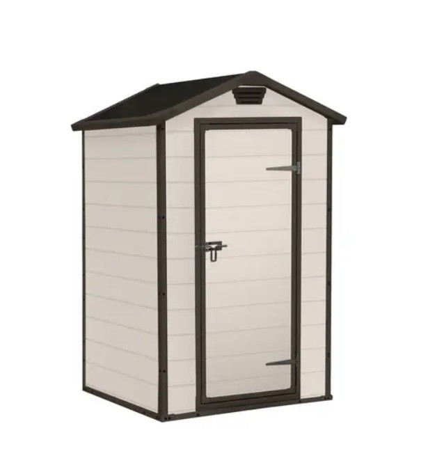 Садовий будиночок Keter Manor 4×3 (128см х 94см, пластиковий)