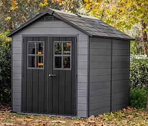 Пластиковий будиночок Keter Newton 759 композит (228см х 287см)