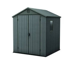 Садовий пластиковий будиночок Keter Darwin 6x6 (190см х 182см)